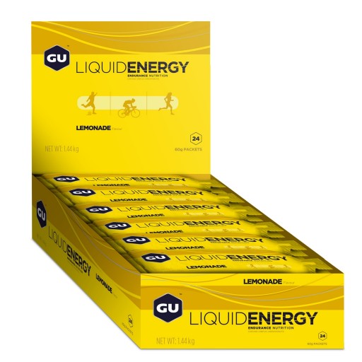 GU LIQUID ENERGY GELS - Lemonade 24 Pack