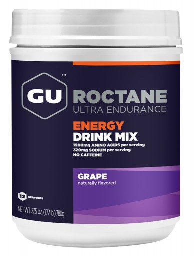 Roctane Ultra Endurance Energy Drink - GRAPE -12 Serving Can