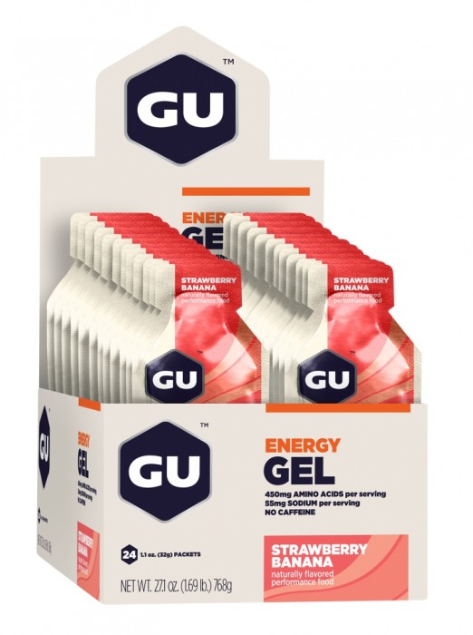 GU Energy Gel - Strawberry Banana - Box of 24