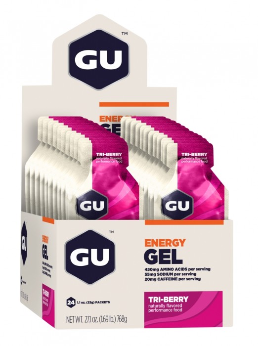 GU Energy Gel - Tri Berry - Box of 24