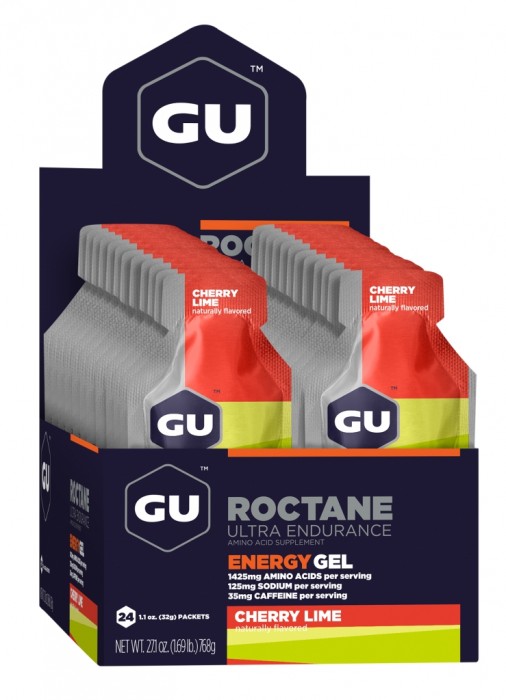GU Energy Roctane Race Day Gel - Cherry Lime - Box of 24